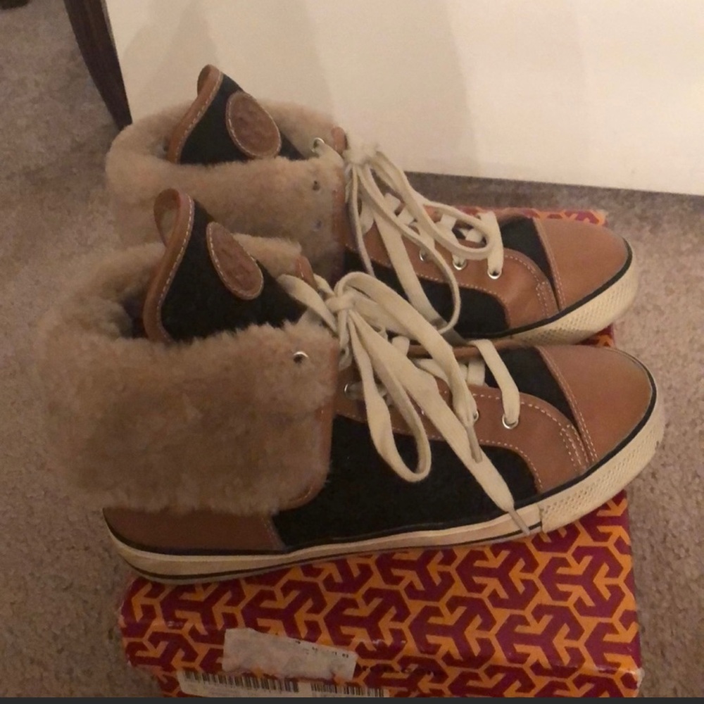 Tory Burch Benjamin high sneakers size 9